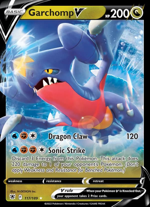 Garchomp V 117/189, Astral Radiance