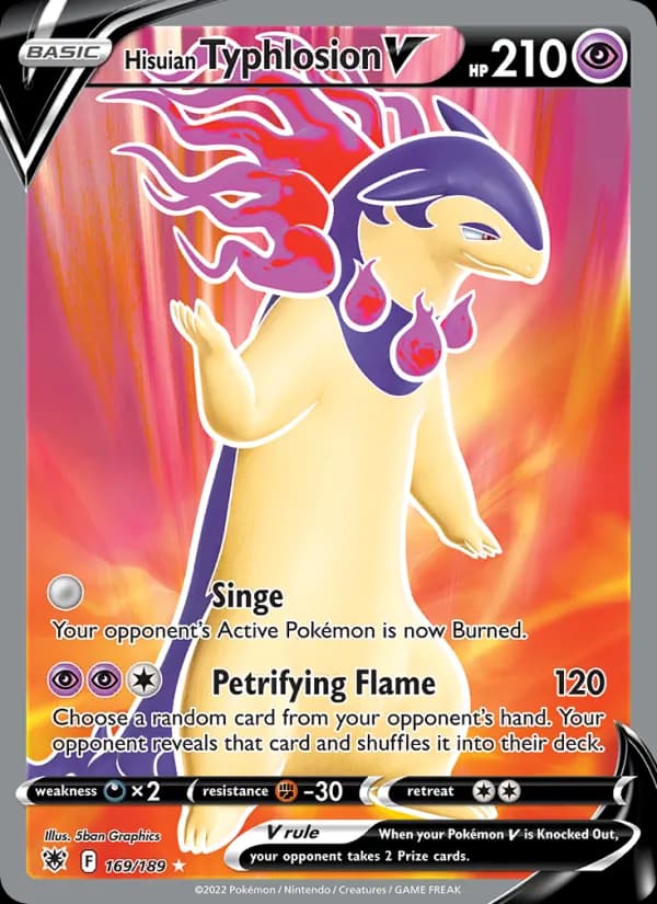 Hisuian Typhlosion V 169/189, Astral Radiance