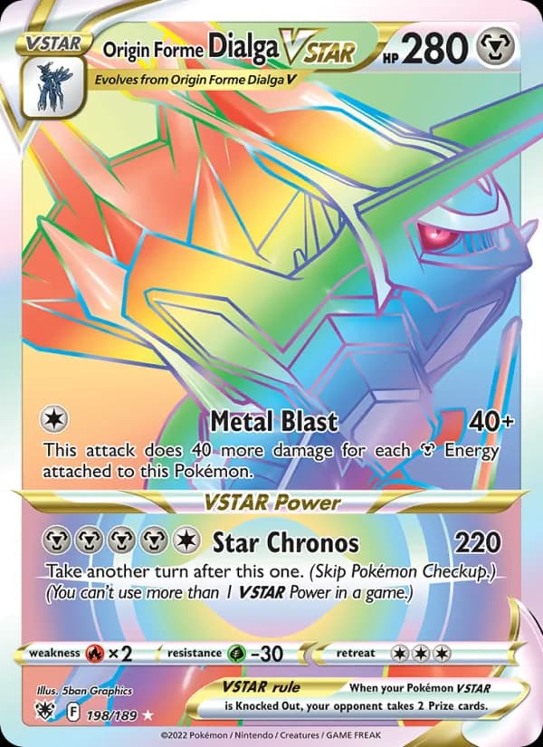 Origin Forme Dialga VSTAR 198/189, Astral Radiance