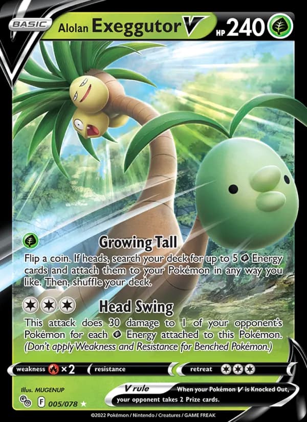 Alolan Exeggutor V 005/78, Pokémon GO