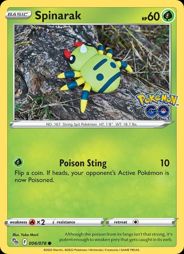 Spinarak 006/78, Pokémon GO