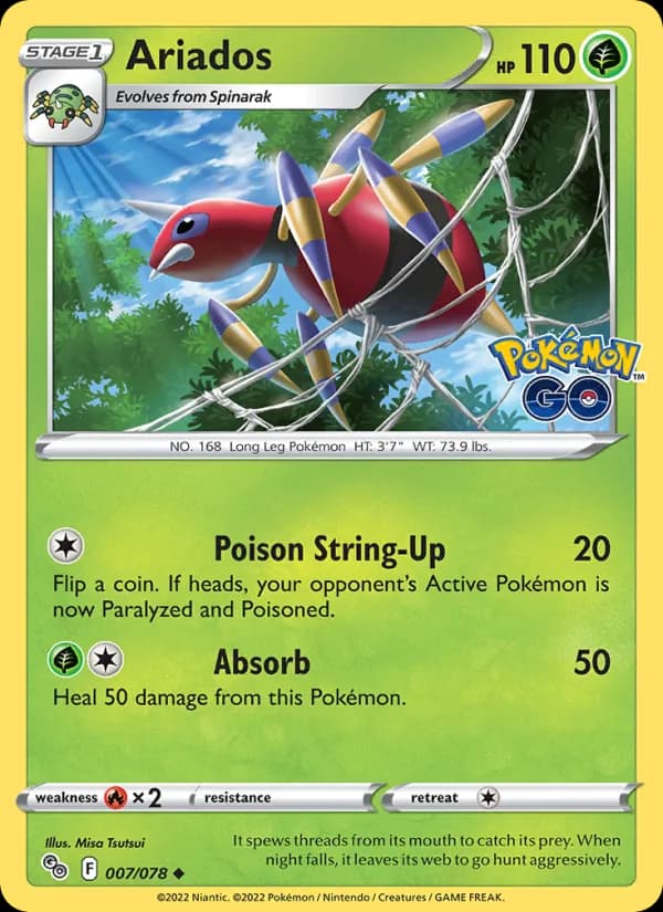 Ariados 007/78, Pokémon GO