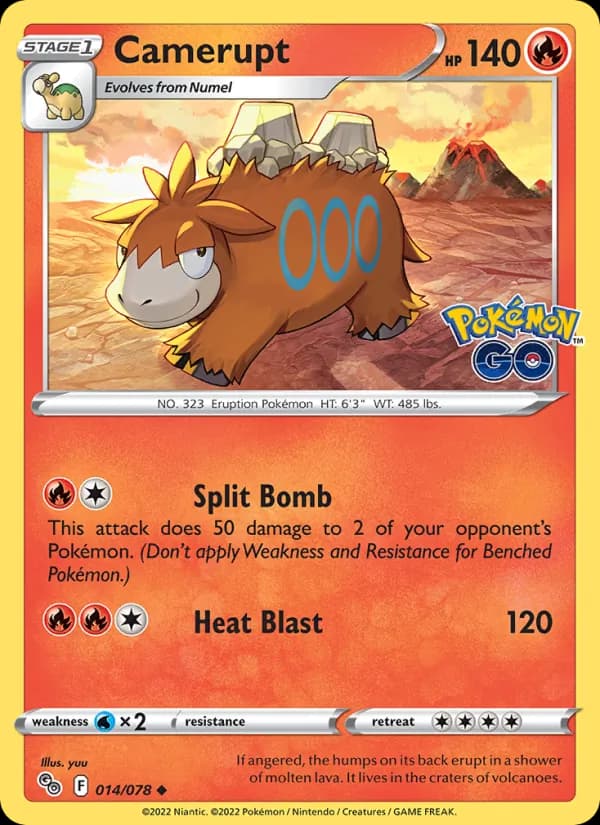 Camerupt 014/78, Pokémon GO