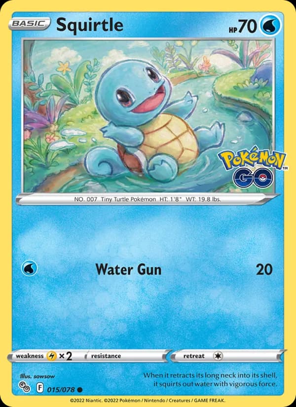Squirtle 015/78, Pokémon GO