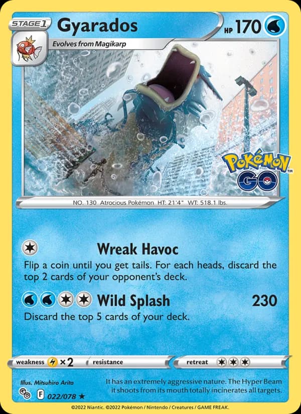 Gyarados 022/78, Pokémon GO