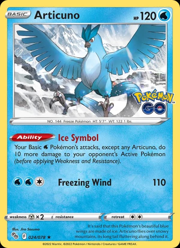 Articuno 024/78, Pokémon GO
