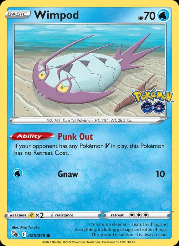 Wimpod 025/78, Pokémon GO