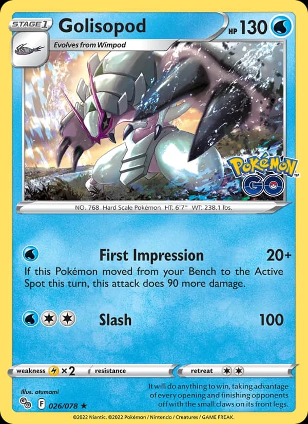 Golisopod 026/78, Pokémon GO