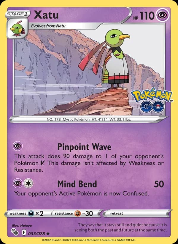 Xatu 033/78, Pokémon GO