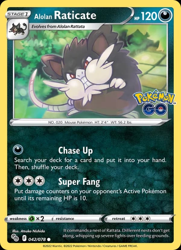 Alolan Raticate 042/78, Pokémon GO