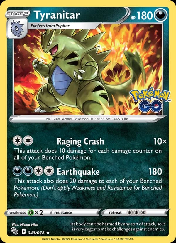 Tyranitar 043/78, Pokémon GO