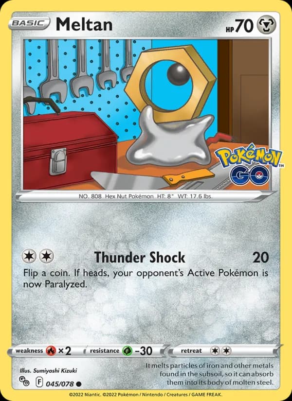 Meltan 045/78, Pokémon GO