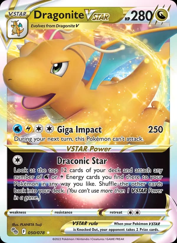 Dragonite VSTAR 050/78, Pokémon GO