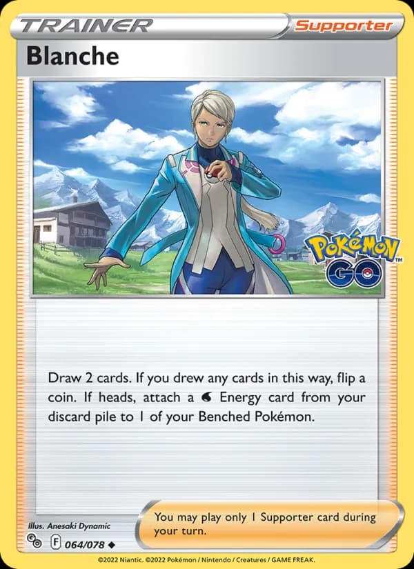 Blanche 064/78, Pokémon GO