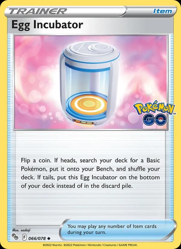 Egg Incubator 066/78, Pokémon GO