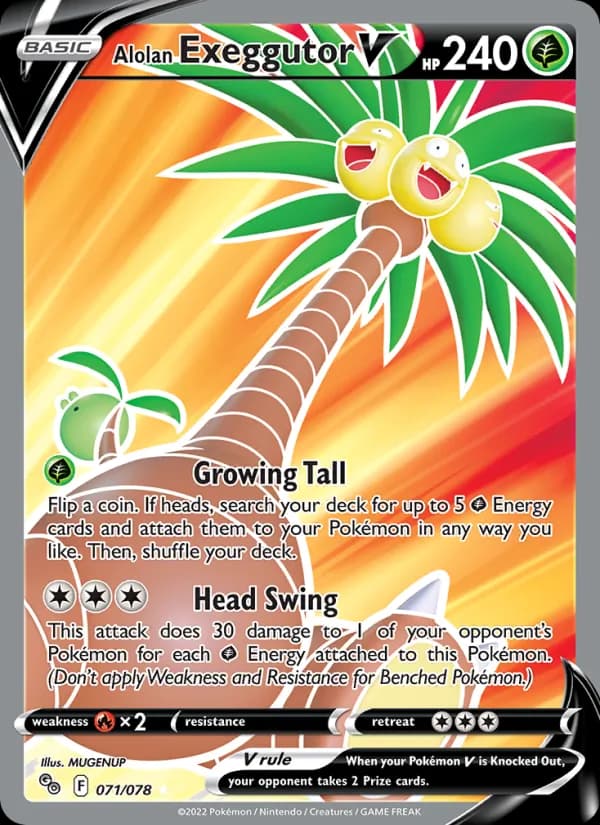 Alolan Exeggutor V 071/78, Pokémon GO