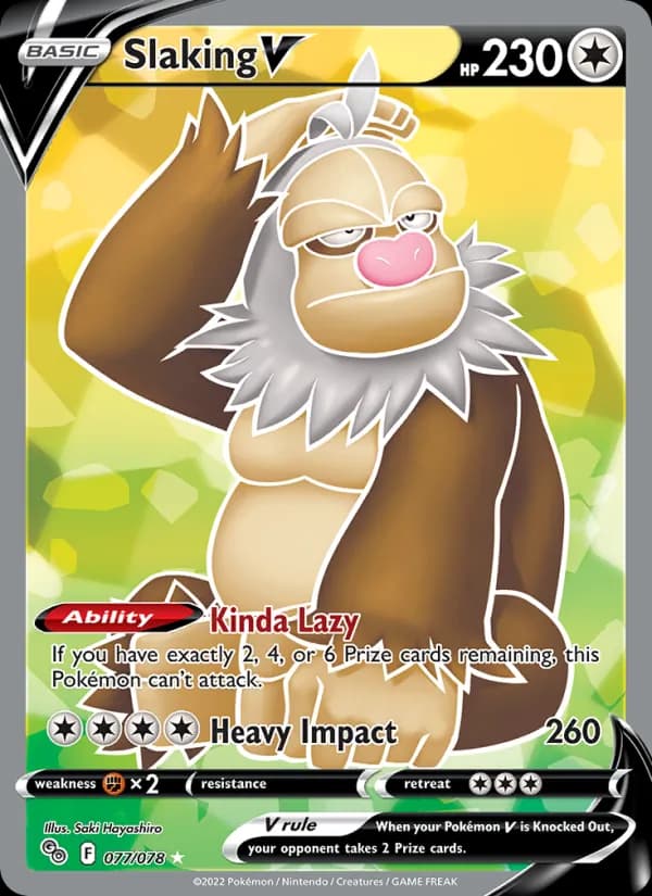 Slaking V 077/78, Pokémon GO