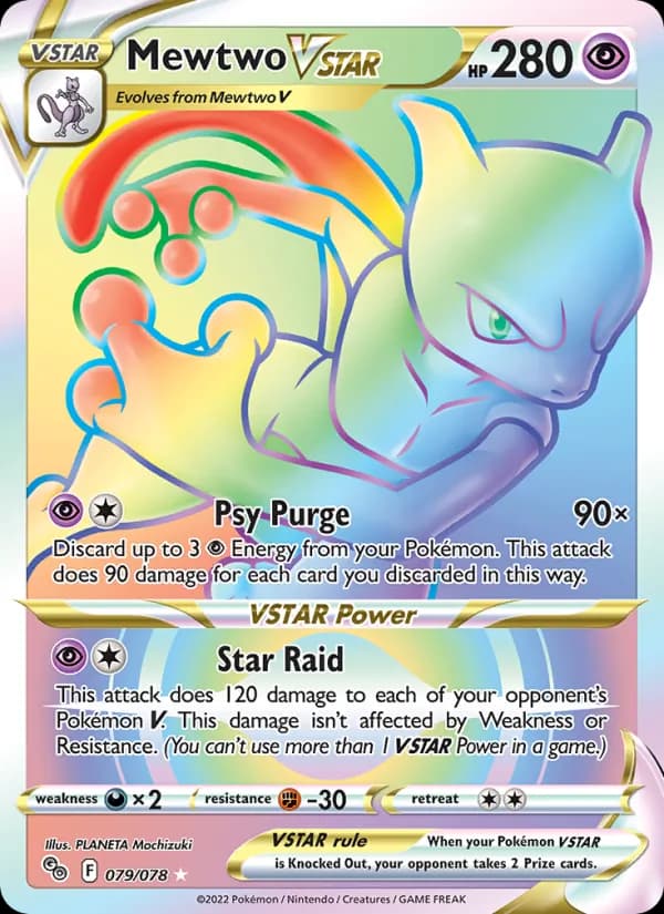 Mewtwo VSTAR 079/78, Pokémon GO