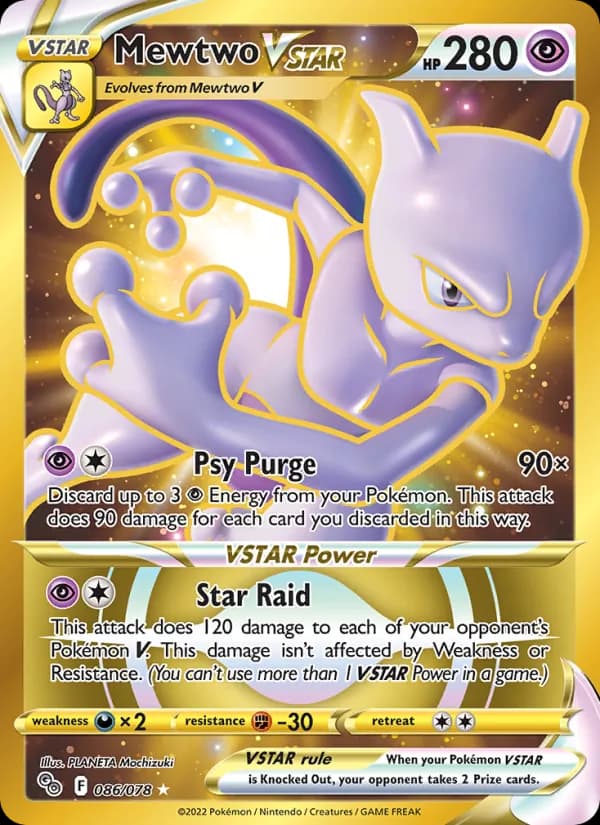 Mewtwo VSTAR 086/78, Pokémon GO