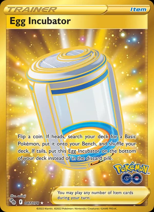 Egg Incubator 087/78, Pokémon GO