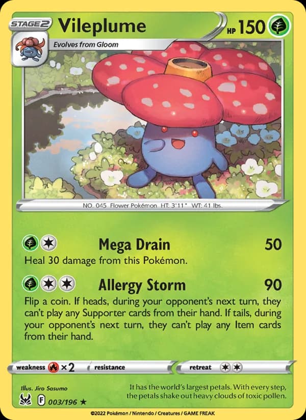 Vileplume 003/196, Lost Origin