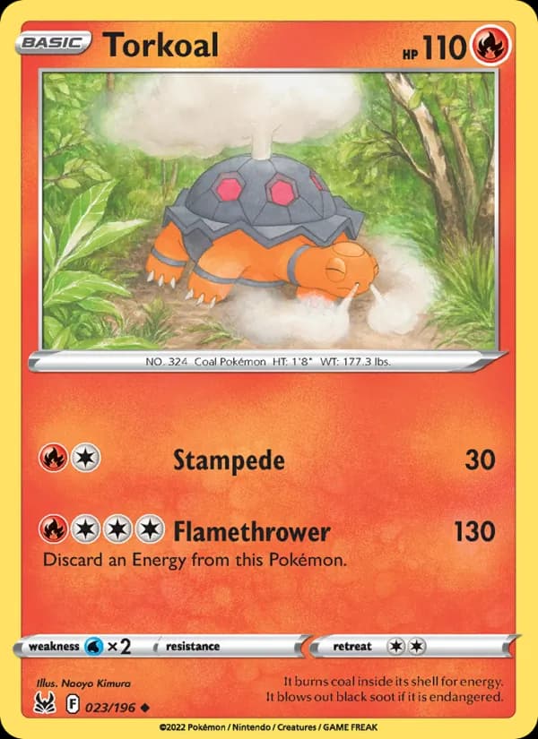 Torkoal 023/196, Lost Origin