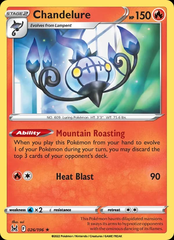 Chandelure 026/196, Lost Origin