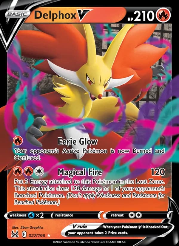 Delphox V 027/196, Lost Origin