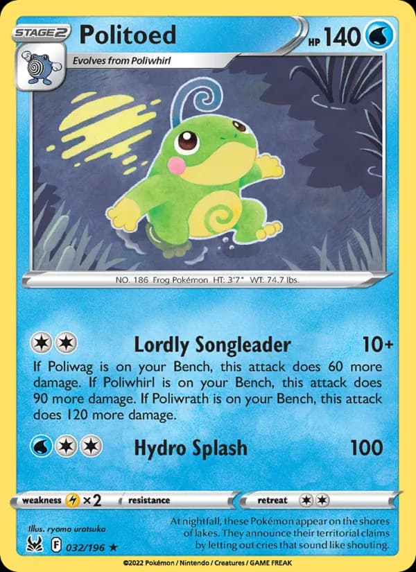 Politoed 032/196, Lost Origin