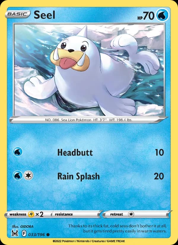 Seel 033/196, Lost Origin