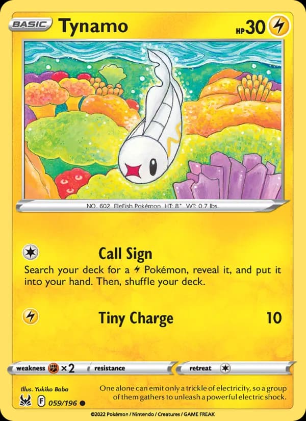 Tynamo 059/196, Lost Origin