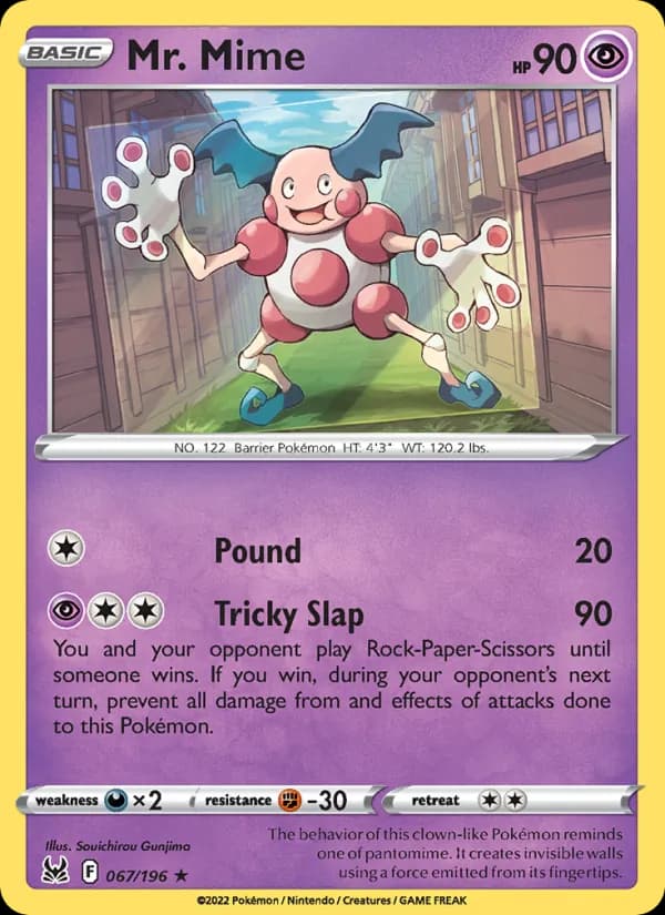 Mr. Mime 067/196, Lost Origin