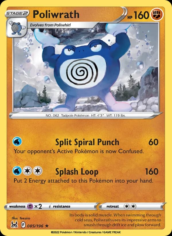 Poliwrath 085/196, Lost Origin