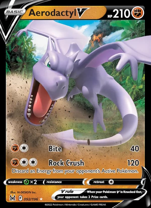 Aerodactyl V 092/196, Lost Origin