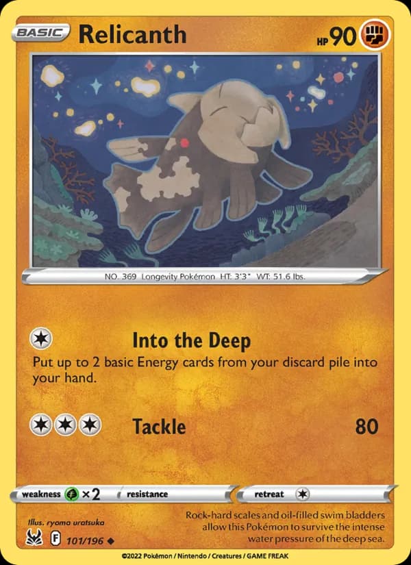 Relicanth 101/196, Lost Origin