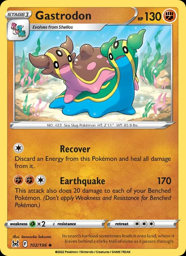 Gastrodon 102/196, Lost Origin