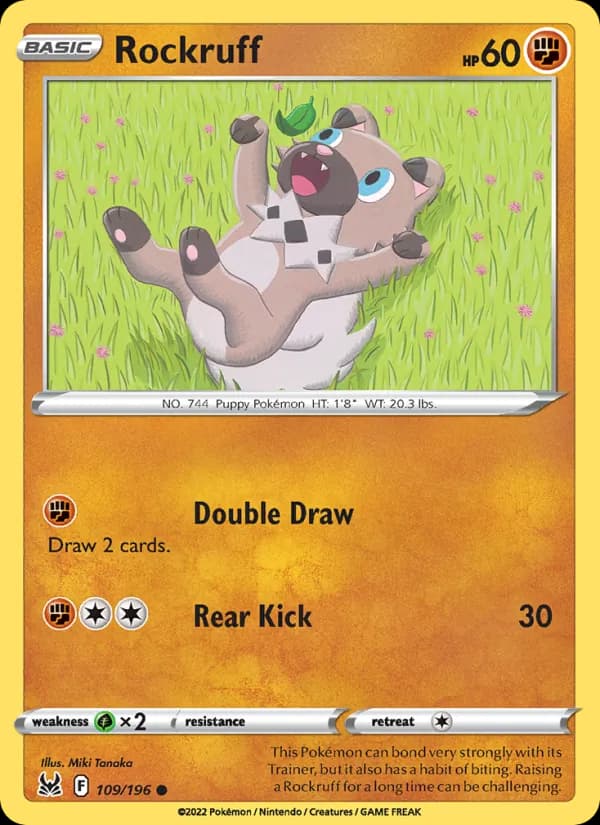 Rockruff 109/196, Lost Origin
