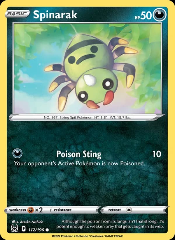 Spinarak 112/196, Lost Origin