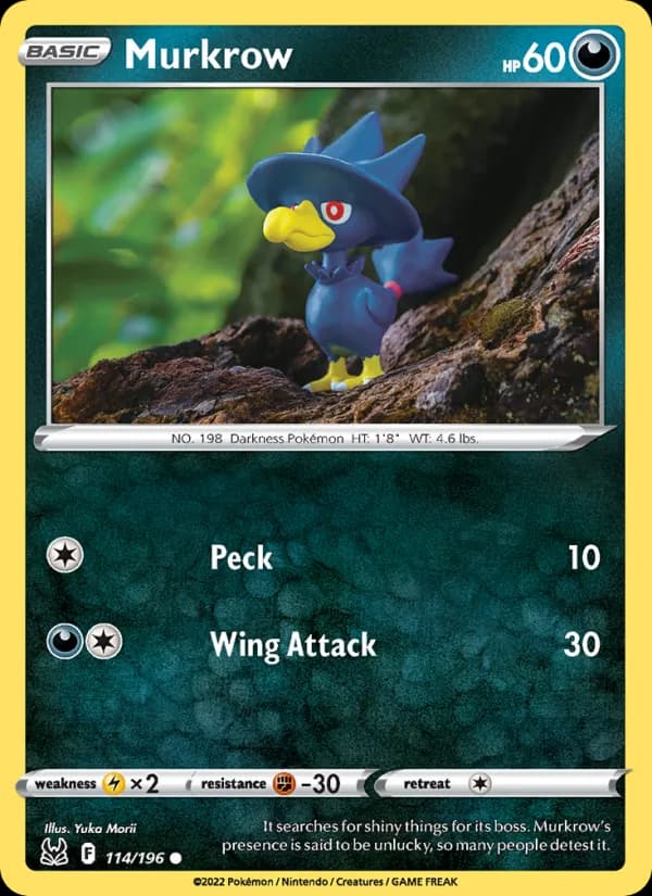 Murkrow 114/196, Lost Origin