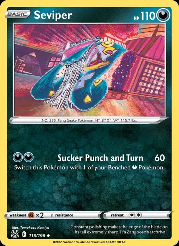 Seviper 116/196, Lost Origin