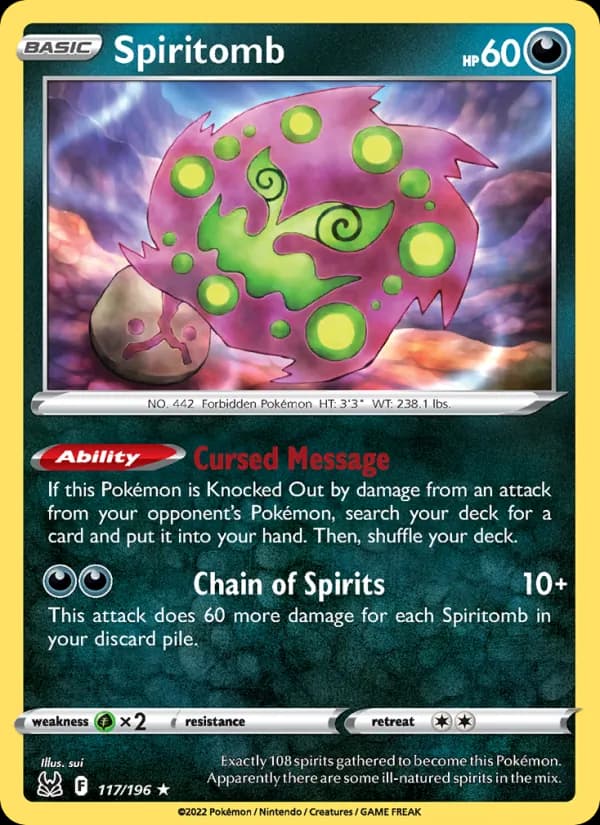 Spiritomb 117/196, Lost Origin