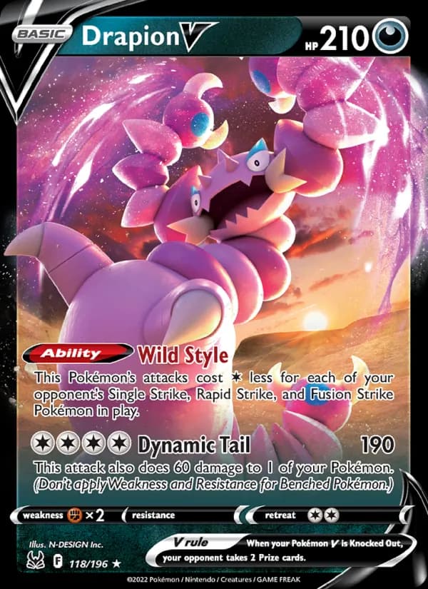 Drapion V 118/196, Lost Origin