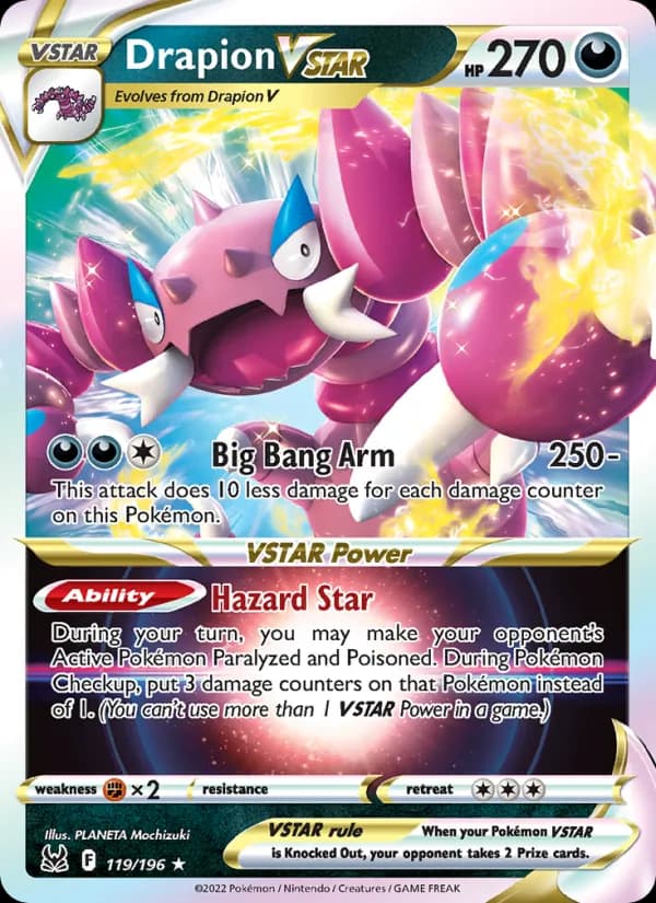 Drapion VSTAR 119/196, Lost Origin