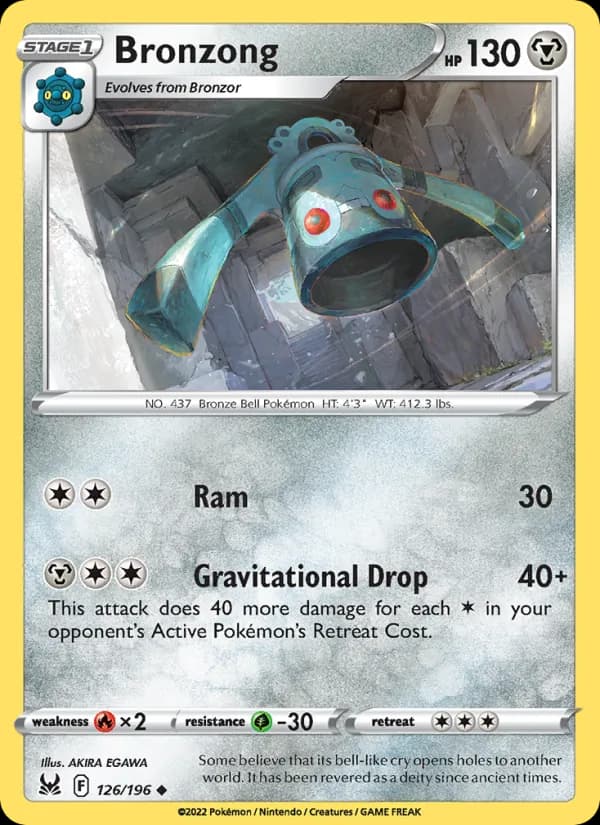 Bronzong 126/196, Lost Origin