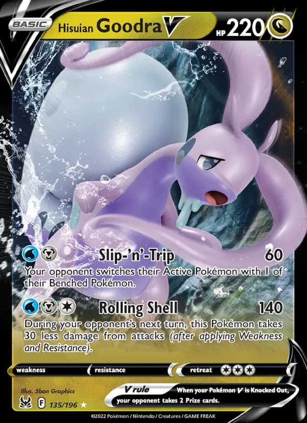 Hisuian Goodra V 135/196, Lost Origin