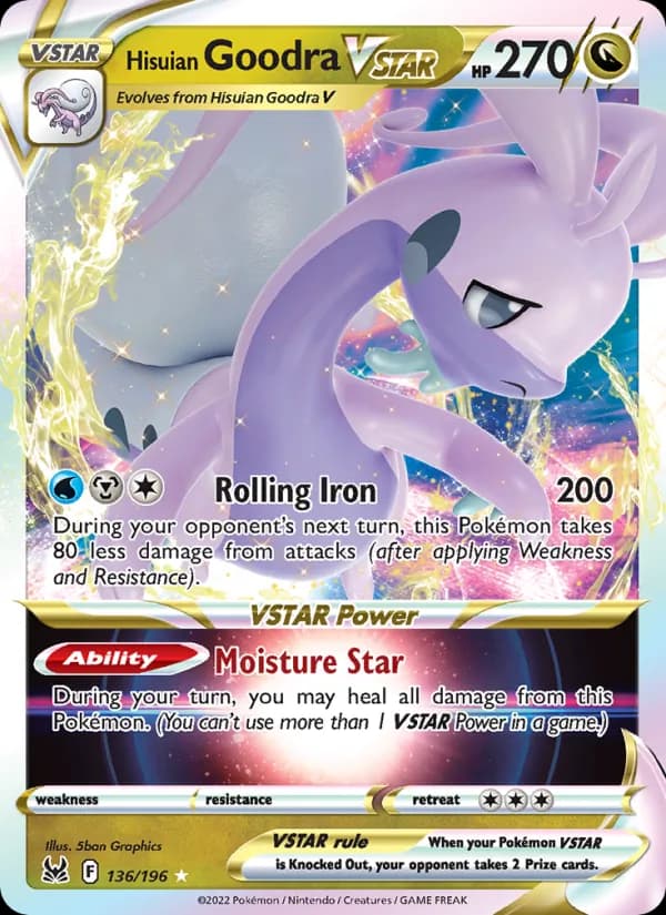 Hisuian Goodra VSTAR 136/196, Lost Origin