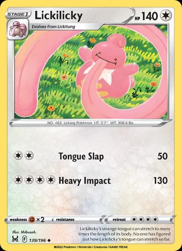 Lickilicky 139/196, Lost Origin