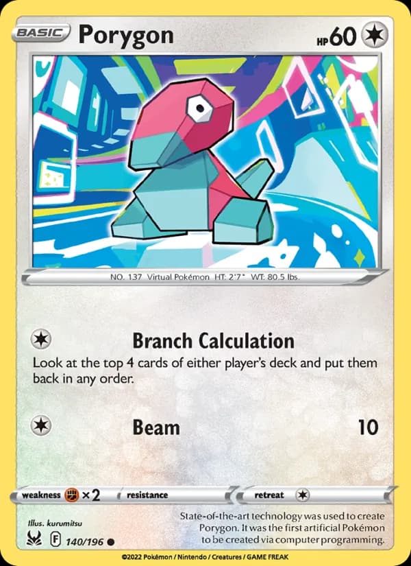 Porygon 140/196, Lost Origin