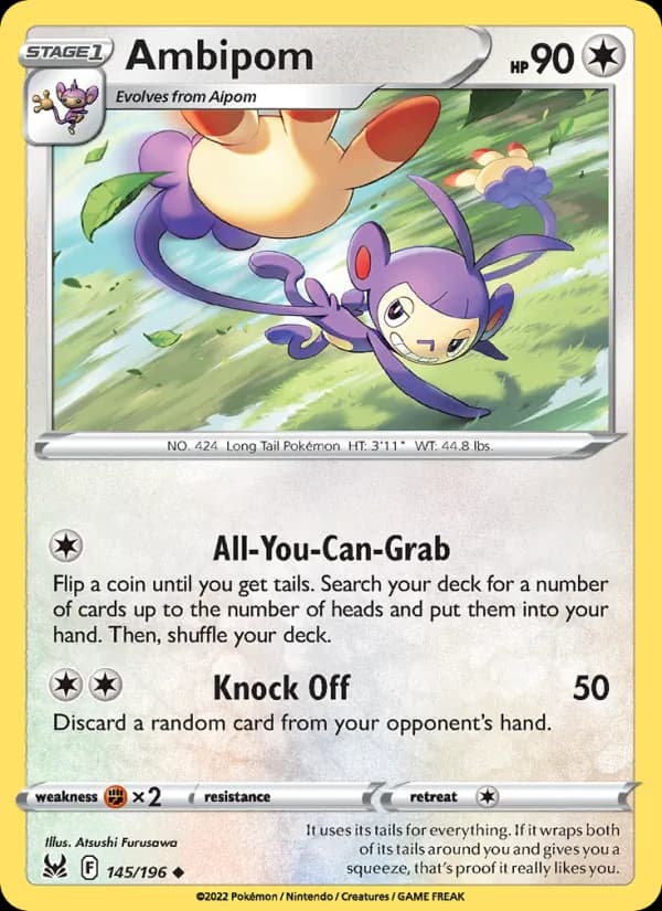 Ambipom 145/196, Lost Origin