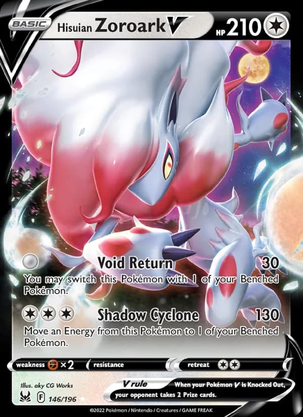 Hisuian Zoroark V 146/196, Lost Origin